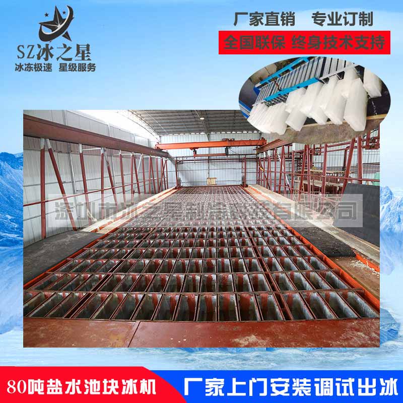 <strong>80噸鹽水池塊冰機(jī)</strong>